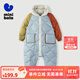 迷你巴拉兒童連體羽絨服男女童厚款保暖連帽防風(fēng)保暖羽絨外套【防水透濕】 海鹽檸檬10808 -輕暖【云羽絨】 90 -充絨量64.3g
