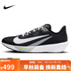 耐克NIKE跑步鞋男子減震ZOOM RIVAL FLY 4運動(dòng)鞋FV6040-001黑白43