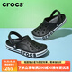 CROCS卡駱馳洞洞鞋男鞋女鞋夏季新款經典克駱格戶外男士沙灘鞋涼鞋拖鞋 205089-066貝雅卡駱班/黑色 41 -42(260mm)