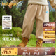 巴拉巴拉童裝兒童褲子男童女童加絨長(cháng)褲2024冬裝天鵝絨束腳褲208424108202
