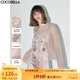 COCOBELLA幻彩細(xì)閃銀蔥透視小開衫女氣質(zhì)休閑紙片人遮陽衫LC606 粉色 S
