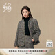 鄂爾多斯1980【小香風(fēng)外套】羊毛女裝氣質(zhì)針織外套2025秋季 苔蘚綠 S 160/80A