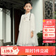 巴拉巴拉童裝女童裙子2024秋裝新中式國風(fēng)甜美寶寶大童連衣裙208324111006