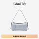 GROTTO個(gè)樂(lè )25年新款筆筒包女士手提包單肩斜挎包手機包迷你款禮物 霧霾藍 MINI