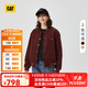 CAT卡特新品女士寬松工裝風燈芯絨棒球棉服夾克商場同款 棕褐色 S
