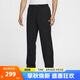耐克（NIKE）男子法式毛圈長褲衛(wèi)褲休閑刺繡HQ4423-010 黑色 L 