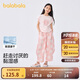 巴拉巴拉女童短袖套裝夏季兒童2025夏裝中大童兩件套速干舒適208225119010