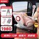 貓頭鷹盧娜2 兒童安全座椅0-12歲嬰兒車載360度旋轉(zhuǎn) 盧娜2 pink粉