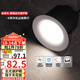雷士（NVC）LED筒燈嵌入式背景墻無邊框12瓦暖白未來光全光譜護(hù)眼燈開孔75mm