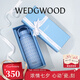 WEDGWOOD不銹鋼保溫杯高顏值咖啡杯便攜水杯陶瓷涂層茶杯保冷保熱隨行杯 金粉年華藍(lán)色保溫瓶500ml