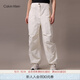 Calvin KleinJeans25春秋女士戶(hù)外潮流ck半松緊腰運動(dòng)傘兵褲休閑褲47B612P