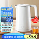 XVVMI電熱水壺?zé)畨?304不銹鋼熱水壺電熱水壺 雙層防燙全鋼無縫開水壺  2L