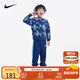 NIKE耐克童裝男童純棉衛(wèi)衣+長(zhǎng)褲2件套秋季新款兒童套裝