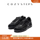 COZY STEPS可至男女款春季新款休閑復(fù)古德訓(xùn)鞋舒適輕便法棍鞋 黑色（女） 37