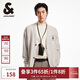 杰克·瓊斯（JACK&JONES） 秋季寬松胸前字母刺繡潮流時(shí)尚百搭開(kāi)衫毛衣長(cháng)袖男款