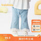 巴拉巴拉寶寶褲子女童牛仔褲2025夏季薄款甜美潮【商場(chǎng)同款】200225108001