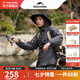 挪客Naturehike雨衣套裝新款成人戶外騎行徒步登山釣魚防暴雨雨衣 曜石黑 XL