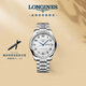 浪琴（LONGINES）瑞士手表 名匠系列 機械鋼帶男表 L29204786 