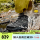 邁樂(lè)（Merrell）戶外減震徒步鞋MOAB3 GTX防水低幫透氣輕量舒適耐磨防滑登山鞋 J035799 灰（男） 43