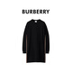 BURBERRY博柏利巴寶莉女士黑色秋冬新款長(cháng)袖連衣裙80844341 黑色 XL
