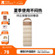 牧高笛（MOBIGARDEN）睡袋 戶(hù)外露營(yíng)可拼接單人保暖睡袋祥云1.0 EX19562001 淺沙色/右