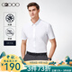 G2000男裝【易打理】修身剪裁經(jīng)典襯衣短袖休閑襯衫百搭 平紋-凈白 M /05/170