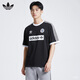 阿迪達斯 （adidas）三葉草系列 男 RINGER TEE 短袖 KC2603 黑色  M 