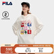 FILA 叕運蛇|斐樂(lè )【易烊千璽同款】情侶款氧氣衛衣2025秋冬長(cháng)袖上衣