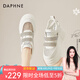 達(dá)芙妮內(nèi)增高運(yùn)動(dòng)涼鞋女2025新款夏季透氣網(wǎng)面鏤空厚底松糕小白鞋 白色 35 (225mm) 標(biāo)準(zhǔn)碼