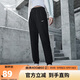 鴻星爾克運動(dòng)褲女秋季針織長(cháng)褲跑步束腳九分褲子女綜訓寬松休閑褲子女