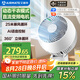 艾美特（AIRMATE）空氣循環(huán)扇電風(fēng)扇家用桌面臺(tái)式落地扇直流變頻暴風(fēng)循環(huán)小風(fēng)扇立體搖頭語(yǔ)音智能大風(fēng)量電扇 SRD200