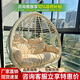 紫葉（ziye）雙人吊椅吊籃歐式懶人搖籃椅室內(nèi)吊床戶外陽臺搖椅成人秋千藤椅