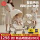 優(yōu)樂(lè)博（ULOP）四輪萬(wàn)向嬰兒車(chē)0-3歲用折疊可坐可躺帶減震雙向嬰兒推車(chē)輕便折疊 嬰兒推車(chē)0-6歲嬰幼兒遛娃神器 一鍵換向高景觀雙向可坐可躺
