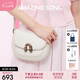 Amazing Song乙頌[七夕禮物]明星同款栗子包小號單肩斜挎包女包高級感馬鞍包
