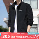 耐克（NIKE）外套男士上衣 25夏季新款運動服裝立領(lǐng)休閑防風(fēng)衣冰絲速干夾克 FB7500-010 XL