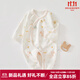 婧麒（JOYNCLEON）新生嬰兒衣服春夏0-3個(gè)月初生男女寶寶連體衣棉蝴蝶哈衣爬服四季 叢林小兔 52cm 【0-1個(gè)月/體重2-3.4kg】