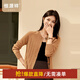恒源祥【100%綿羊毛】羊毛衫2025新款女純色單排扣針織開(kāi)衫減齡絞花毛衣 亞洲駝 M /165/88A