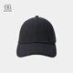 KOLON SPORT可隆運動(dòng)帽男女同款LOGO個(gè)性六片頂燈芯絨棒球帽 黑色/58