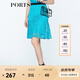 PORTS寶姿 新品 女裝優(yōu)雅蕾絲魚(yú)尾下擺半身裙LN8S024CLN006 松石綠 S (4)