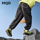 馬騎頓（MQD）男童25秋新款女童戶(hù)外露營(yíng)長(cháng)褲寬松束腳褲跑步衛褲中大童褲子 碳黑 140