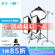 南冠fs-300b雙色溫直播補(bǔ)光燈專業(yè)led影視燈服裝直播間打光燈 人像兒童影樓婚紗拍照攝影燈 900W三燈套裝D