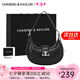CHASENG&KAVLON七夕情人節(jié)禮物女包送女友2025新款小ck女包腋下包單肩包斜挎包 黑色-1002 CK月牙包