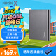 小盤(XDISK)USB3.0移動硬盤1TB 雙盤備份 X系列2.5英寸 太空灰 高端金屬外觀 高速便攜 穩(wěn)定耐用