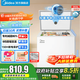 美的（Midea）203升低霜小冰柜家用柜冷藏冷凍兩用一級能效小型冷柜節能減霜囤貨家電冰箱 家電國家補貼 【減霜80%】 203L
