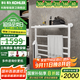 科勒（KOHLER） 安得適電熱毛巾架家用黑白浴巾架智能加熱發(fā)熱毛巾桿烘干架中號 29354T-L-0明裝白色左下出線(xiàn)