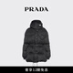 PRADA/普拉達【禮物】女士Re-Nylon再生尼龍羽絨服外套 黑色 38