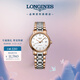 浪琴（LONGINES）瑞士手表 時(shí)尚系列 機(jī)械鋼帶女表七夕禮物 L43211127