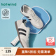熱風(fēng)（Hotwind）女鞋軟底百搭德訓鞋2025年春秋新款輕便透氣通勤小白鞋休閑女板鞋 88米黑 38 240mm