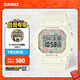 卡西歐（CASIO）BABY-G BGD-565復古碎花運動(dòng)時(shí)尚女士手表防水防震石英手表 禮物 BGD-565RP-7PR