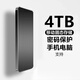 乃馳移動(dòng)硬盤(pán)固態(tài)4T高速讀寫(xiě)2t 大容量8t硬盤(pán)手機電腦外接硬盤(pán)固態(tài)存儲 8tb照片視頻存儲神器辦公用品 4tb黑色高速傳輸+5件禮品